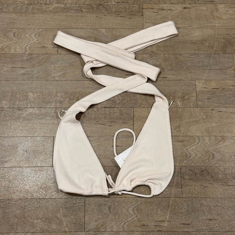 NWT TWNTY Cream Wrap Crop Top Tank Size M/L